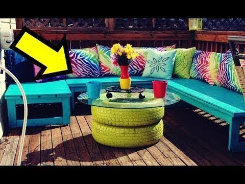 Video Thumbnail: 10 NEVJEROVATNIH NAČINA DA SE ISKORISTE STARE GUME!