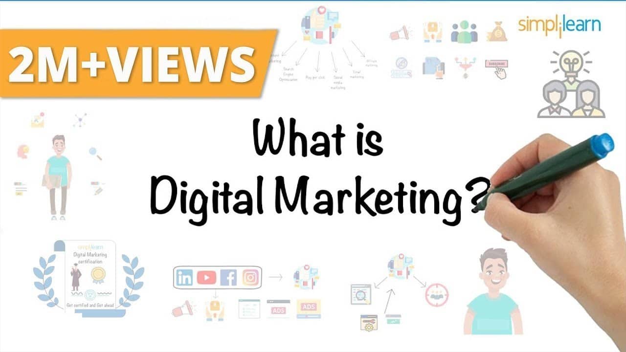 Video Thumbnail: Digital Marketing In 5 Minutes | What Is Digital Marketing? | Learn Digital Marketing | Simplilearn
